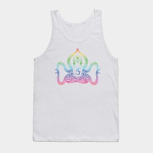 Zen Rainbow Yoga Octopus Tank Top